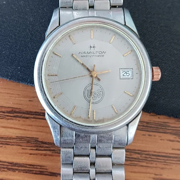 Vintage 60s Hamilton Masterpiece Issued for USS Honors Veteran - Picture 1 of 7